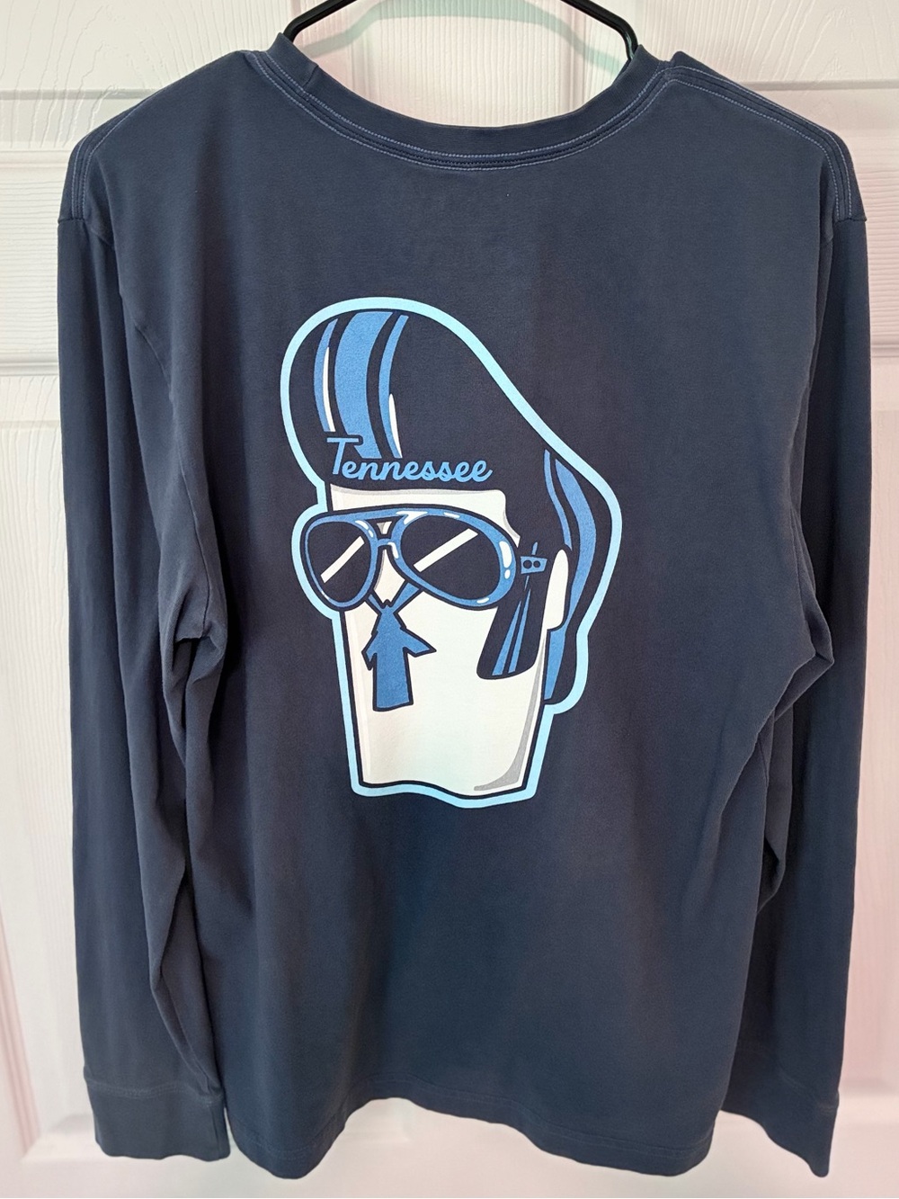 Dutch Bros NE Nashville Navy Graphic Long-Sleeve Tee